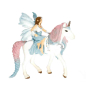 Preview: Schleich Bayala Elfe Eyela mit Prinzessinnen Einhorn 70569