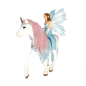 Preview: Schleich Bayala Elfe Eyela mit Prinzessinnen Einhorn 70569