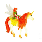 Preview: Schleich Bayala Fee Marween und Glitzer Einhorn 70567