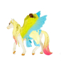 Preview: Schleich Bayala Fee Surah und Einhorn Glitzer Pegasus 70566