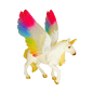 Preview: Schleich Bayala Regenbogeneinhorn mit Flügeln 70576