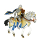 Preview: Schleich Greifenritter zu Pferd 70108