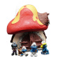 Preview: Schleich Großes Schlumpfhaus rot-gelb 49001 inkl. 4 Schlümpfen