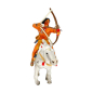 Preview: Schleich Sioux Bogenschütze auf Pferd 70301