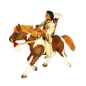 Preview: Schleich Sioux Junge auf Pony 70302