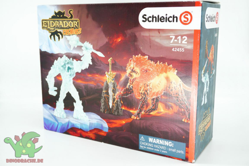 Schleich Kampf um die Superwaffe - Frostmonster vs. Feuerlöwe 42455