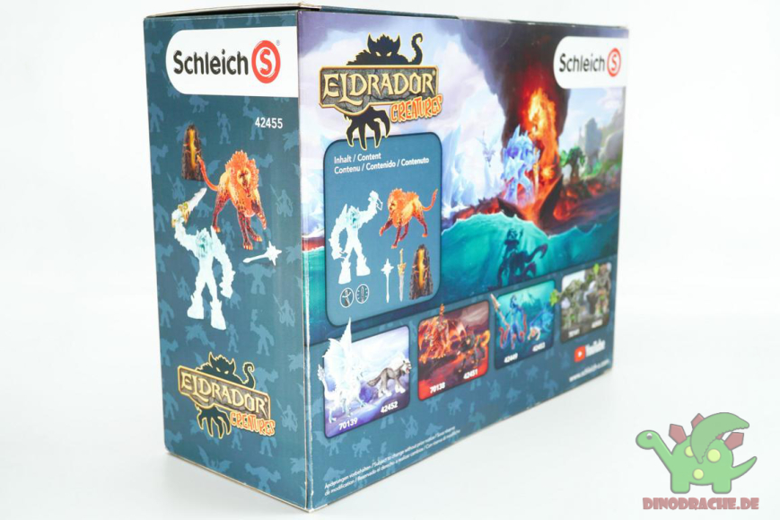 Schleich Kampf um die Superwaffe - Frostmonster vs. Feuerlöwe 42455