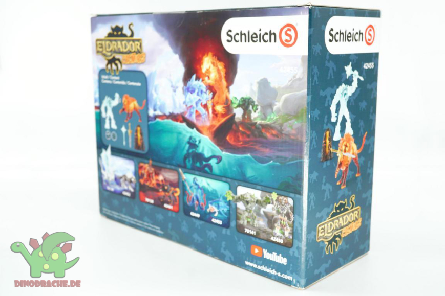 Schleich Kampf um die Superwaffe - Frostmonster vs. Feuerlöwe 42455