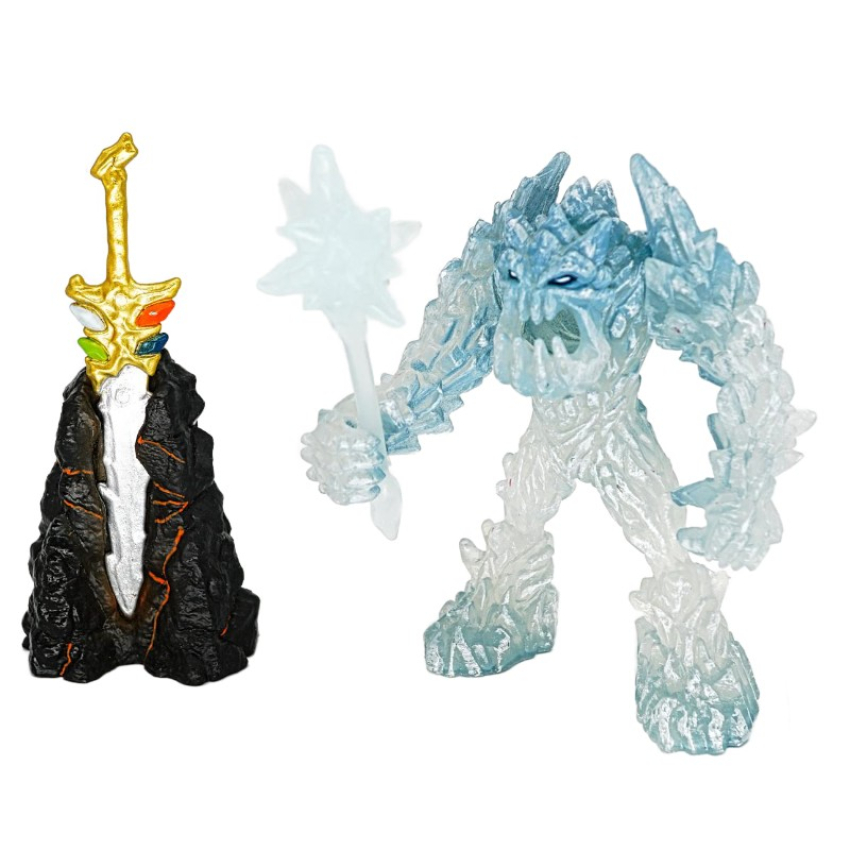 Schleich Kampf um die Superwaffe - Frostmonster vs. Feuerlöwe 42455