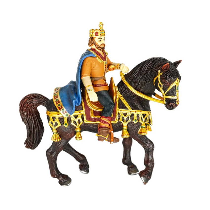 Schleich Königin zu Pferd 70048 + Schleich König zu Pferd 70049