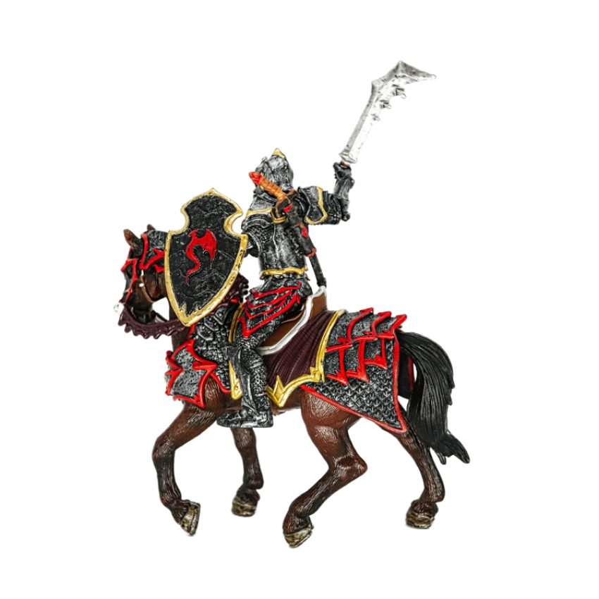 Schleich Drachenritter zu Pferd mit Schwert