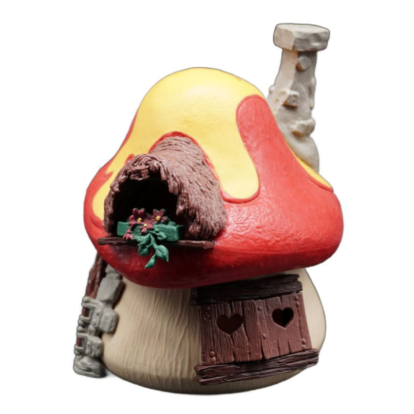 Schleich Großes Schlumpfhaus rot-gelb 49001 inkl. 4 Schlümpfen
