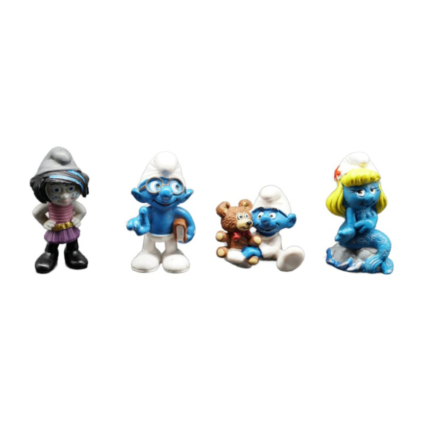 Schleich Großes Schlumpfhaus rot-gelb 49001 inkl. 4 Schlümpfen