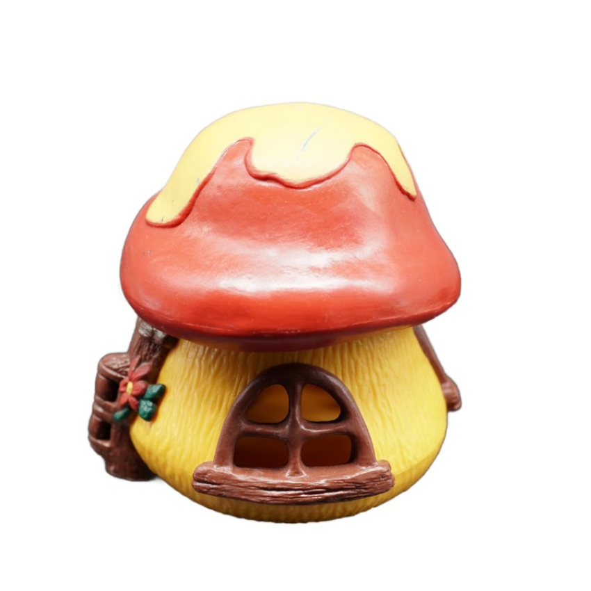 Schleich Kleines Schlumpfhaus weiss-rot mit 4 Schlümpfen