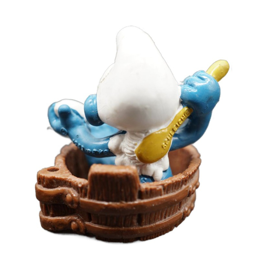 Schleich Schlumpf in der Badewanne