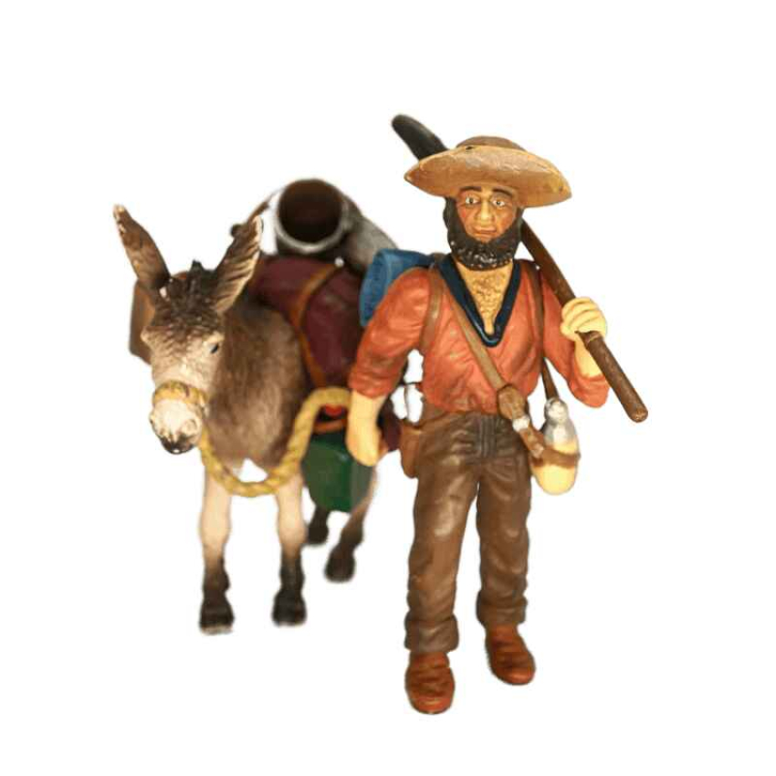 Schleich - Goldsucher mit Packesel - 70310
