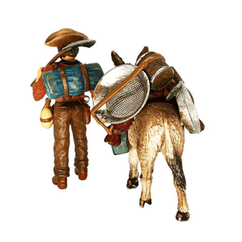 Schleich - Goldsucher mit Packesel - 70310
