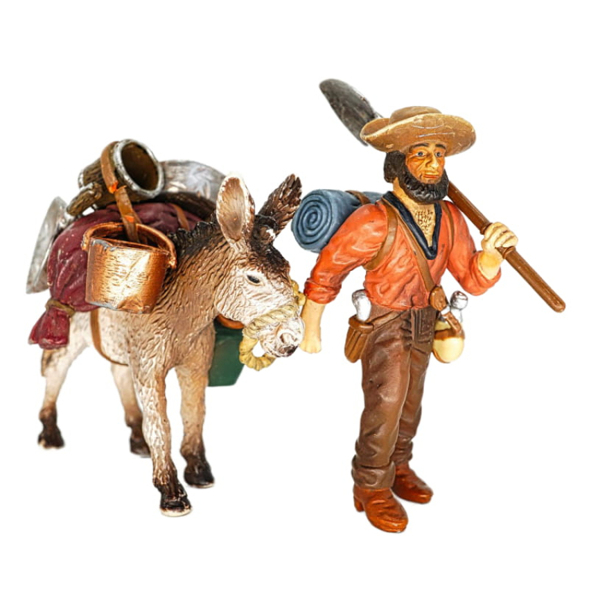 Schleich - Goldsucher mit Packesel - 70310