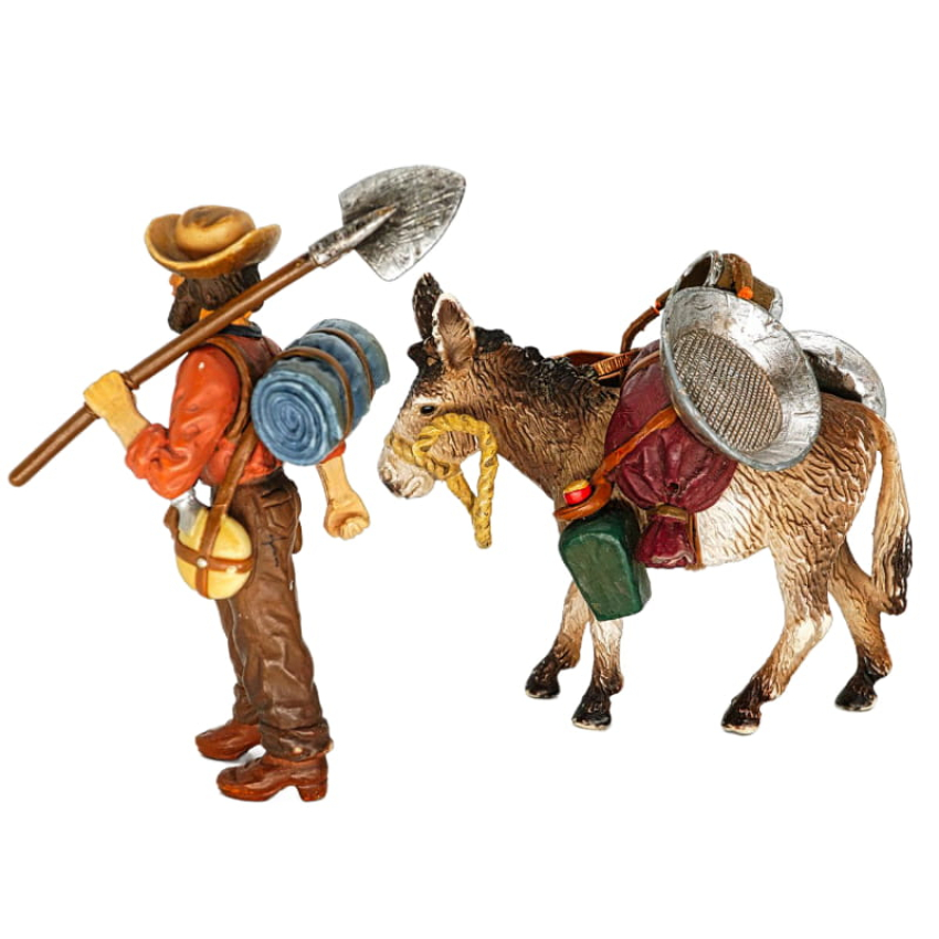 Schleich - Goldsucher mit Packesel - 70310