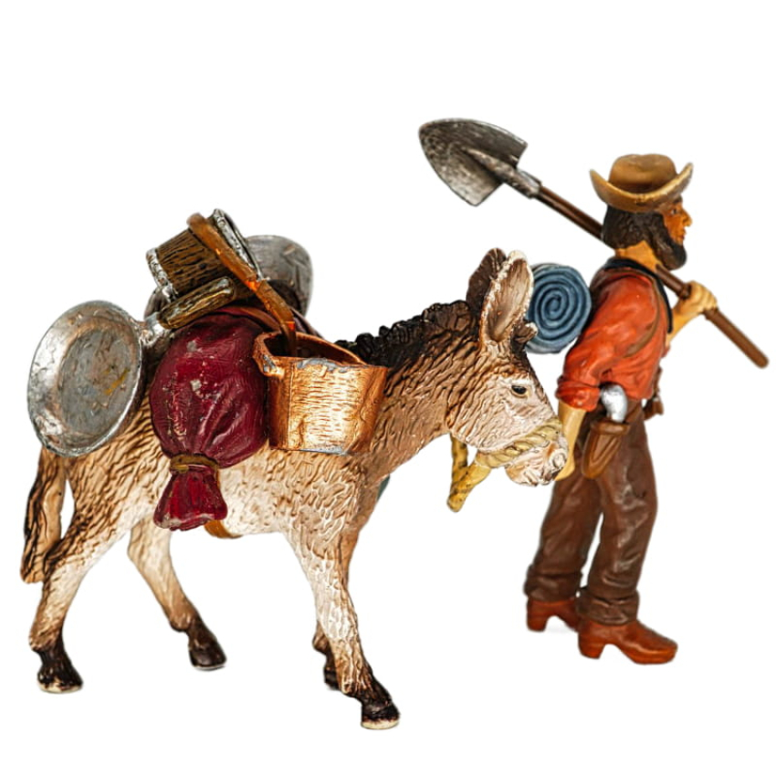 Schleich - Goldsucher mit Packesel - 70310