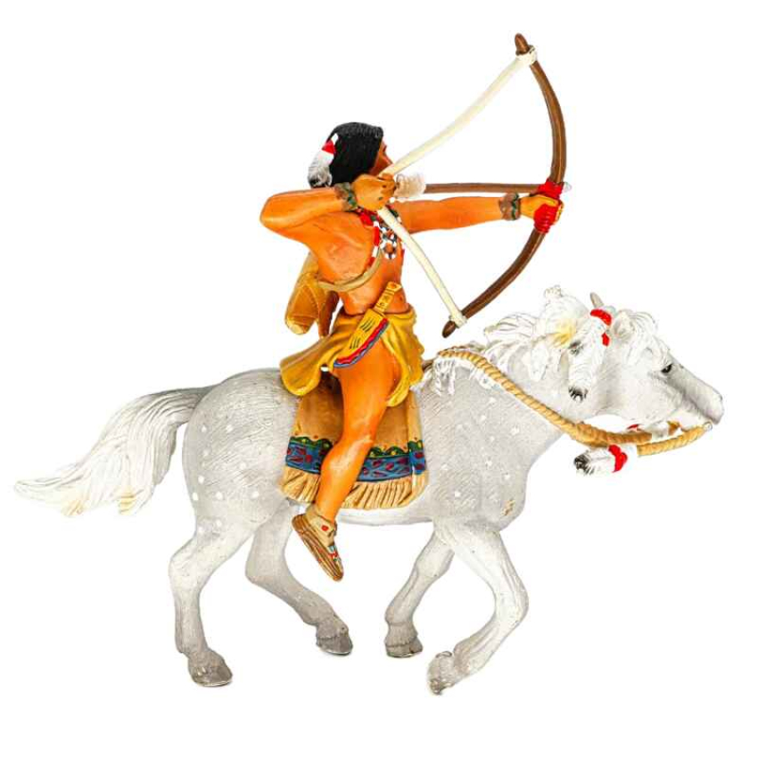 Schleich Sioux Bogenschütze auf Pferd 70301