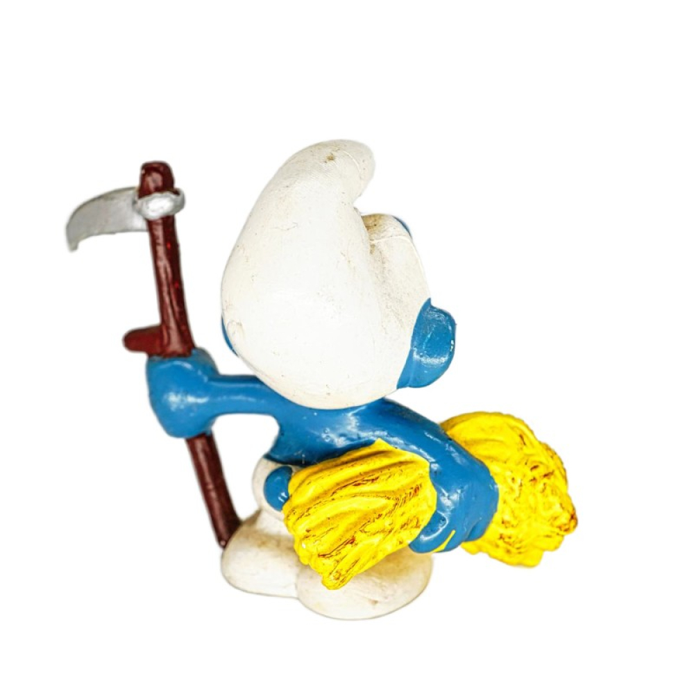 Schleich Bauer Schlumpf mit Sense 21010