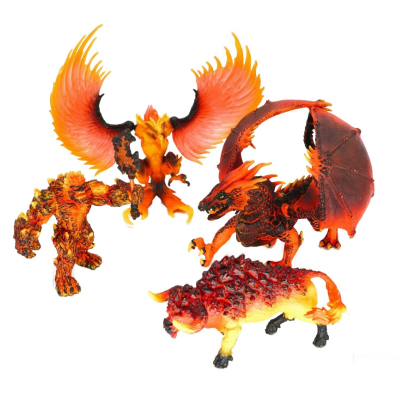Schleich Eldrador Lava-Welt Bundle -  42493 + 70138 + 42451 + 42447
