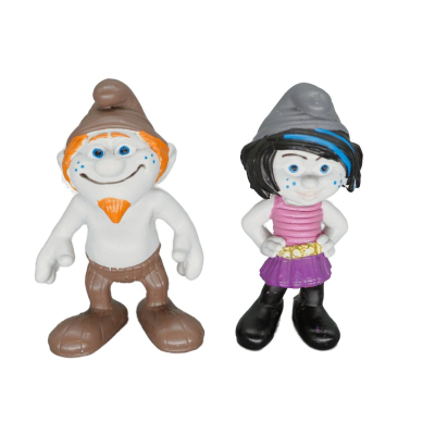 Schleich Schlümpfe Hackus und Vexy
