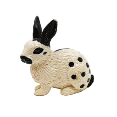 Schleich Kaninchen weiss schwarz 13121